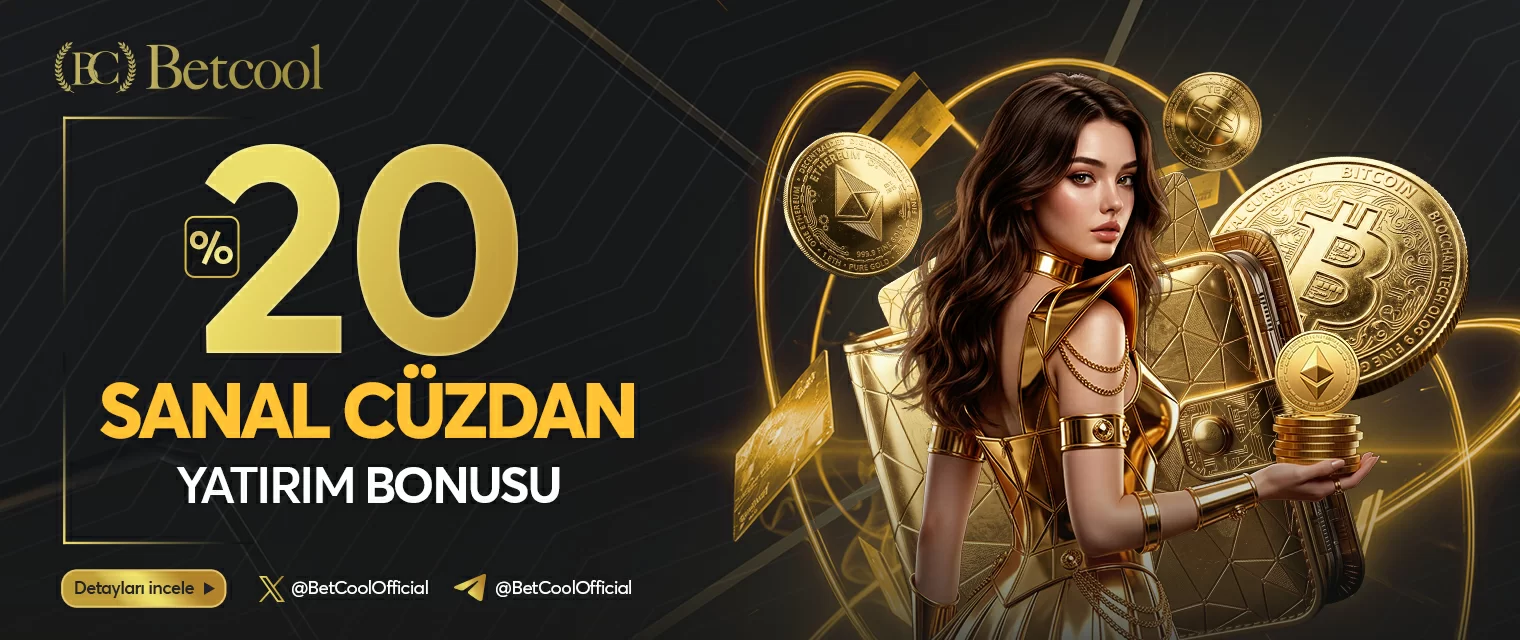Betcool %20 sanal cüzdan yatırım