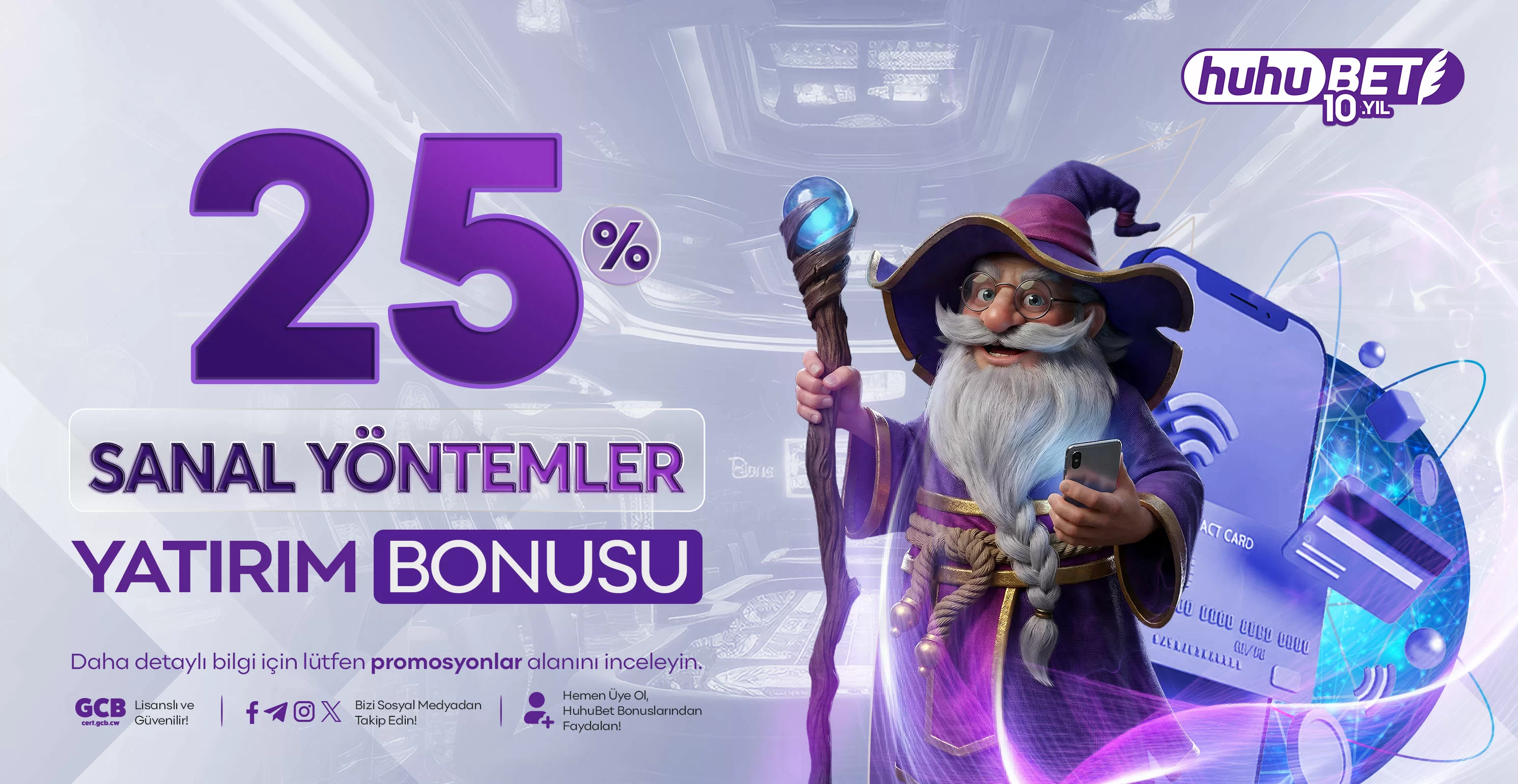 HuhuBet %25 sanal yöntemler