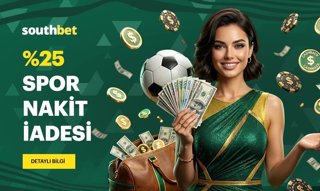 Southbet %25 spor nakit iade