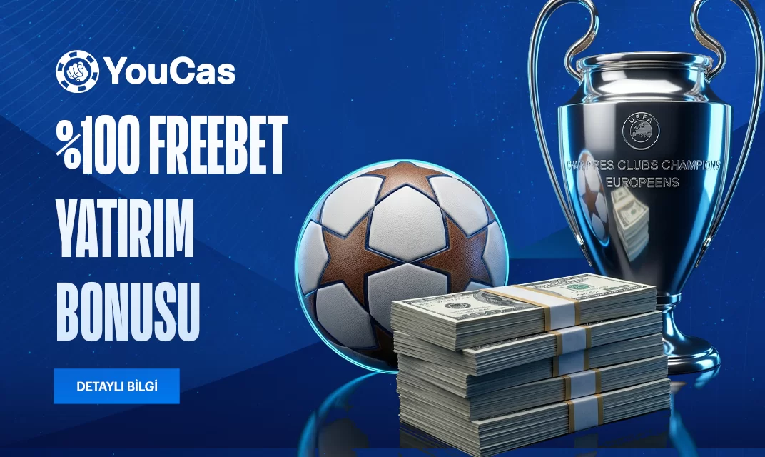 YouCas %100 Gol Keyfi free bet