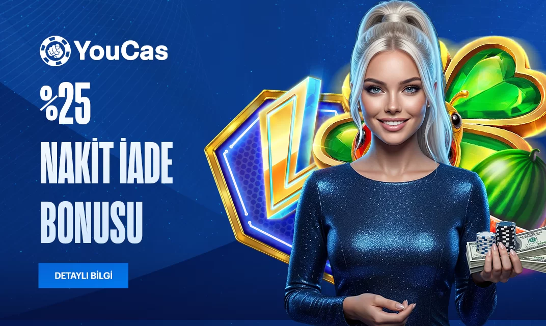 YouCas %25 limitsiz anlık nakit iade